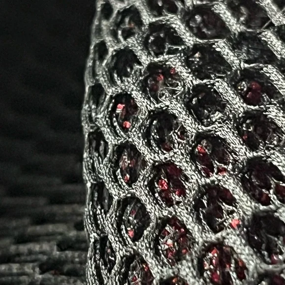 RIBBON embroidered Red Floral Skirt - Picture 5 of 10